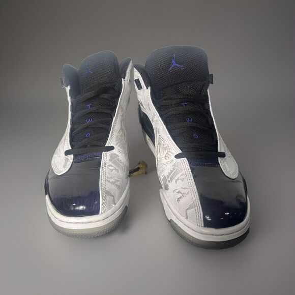 Nike Air Jordan Dub Zero White Concord Black 311046-106 Men's Size 10.5 - Picture 3 of 12